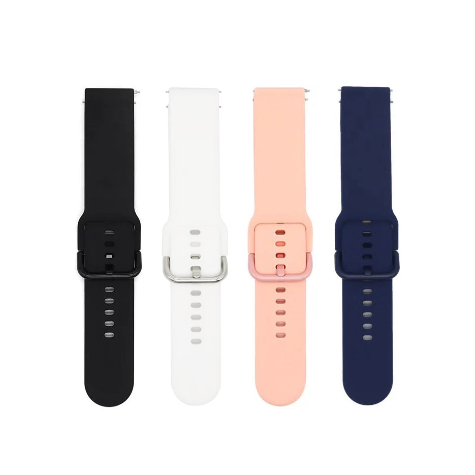 Silicone Sports Watch Band Strap For Samsung Galaxy Watch 4 5 6 7 Garmin Venu Huawei 20mm 22mm