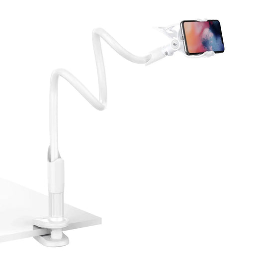 Mobile Phone Flexible 360° Clip Mount Stand Holder Bed Desktop Bracket Clamp