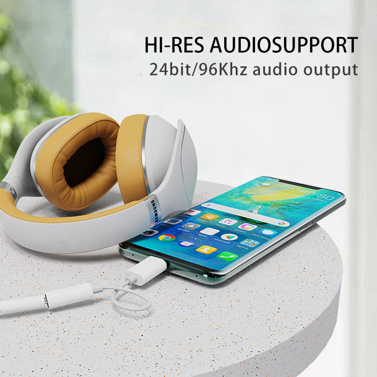 USB Type C to 3.5mm Headphone Audio Aux Stereo Cable Adapter