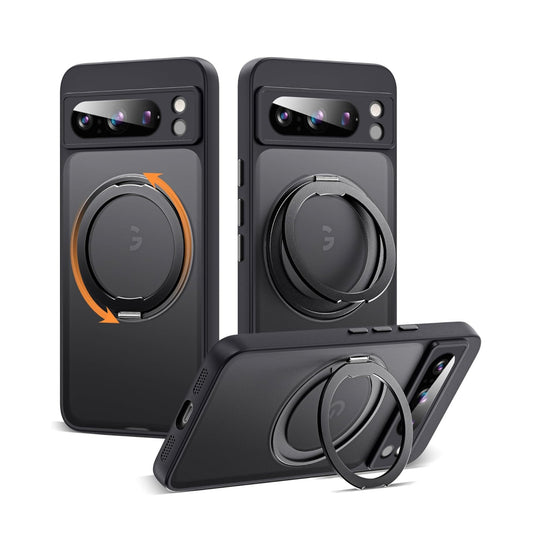 For Google Pixel 360°Rotatable Magnetic Ring Case Magsafe With Stand & Ring Holder