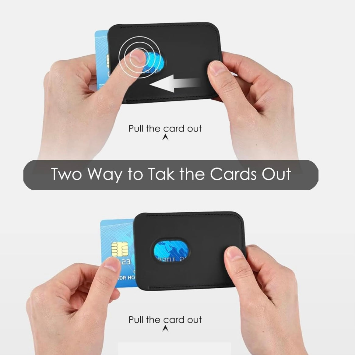 2-in-1 Magnetic Wallet MagSafe Card Holder Kickstand For Phone