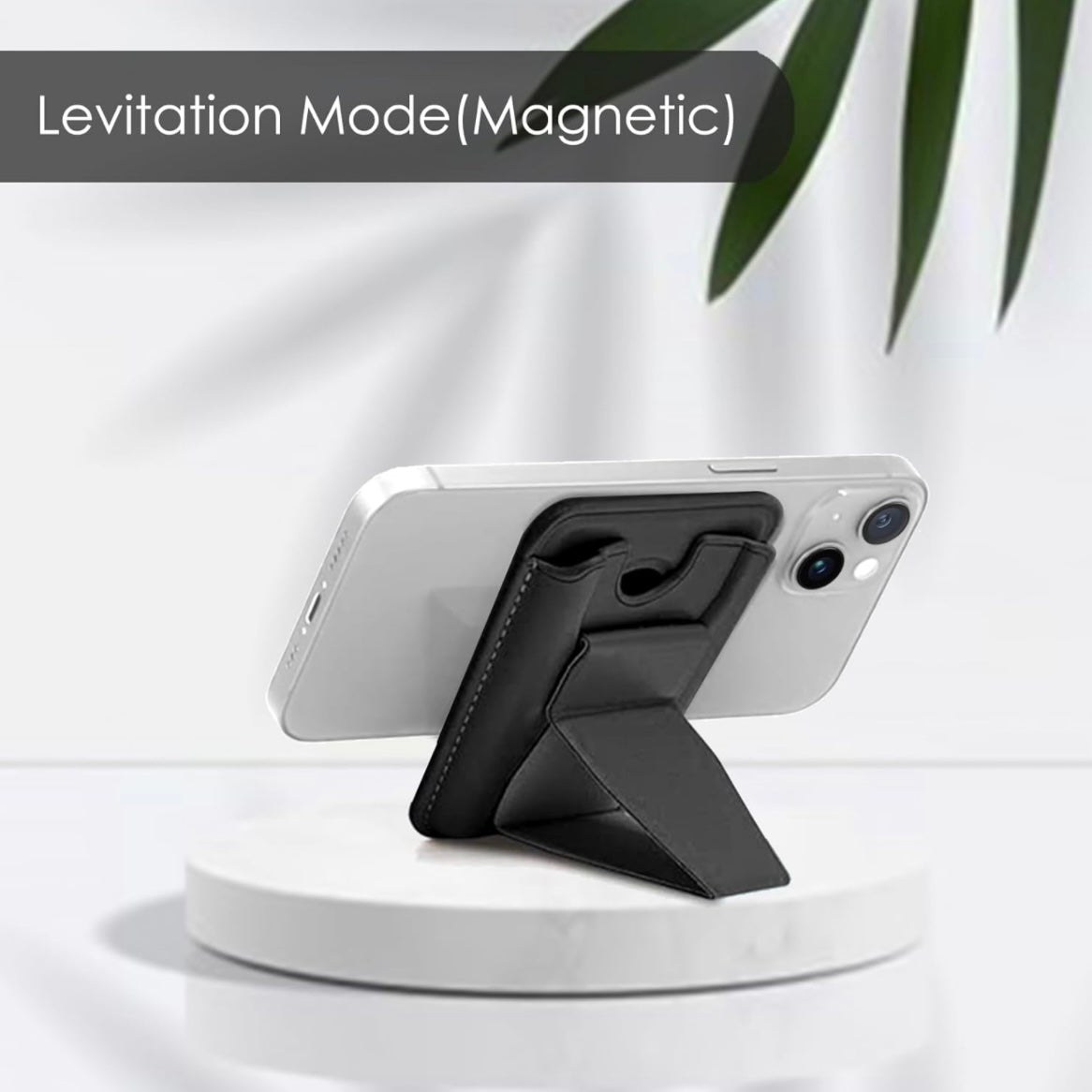 2-in-1 Magnetic Wallet MagSafe Card Holder Kickstand For Phone
