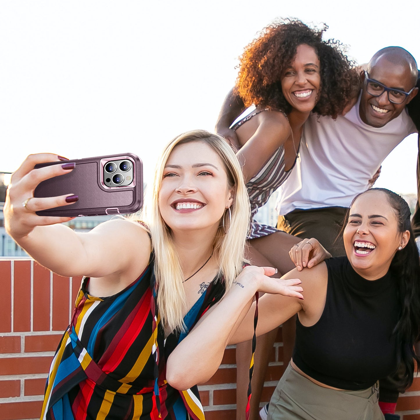 Rugged Case Shockproof Heavy Duty Cover For iPhone 15 Pro Max Plus