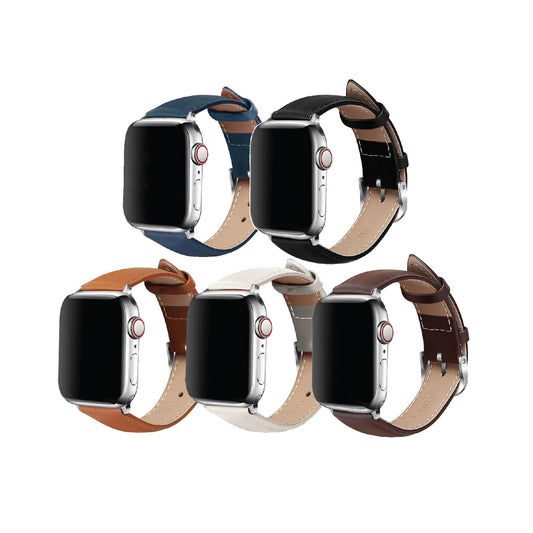 Premium Leather Watch Band Strap For Apple iWatch Ultra 10 9 8 7 6 5 4 3 2 1 SE 49 46 45 44 42 41 40 38 mm