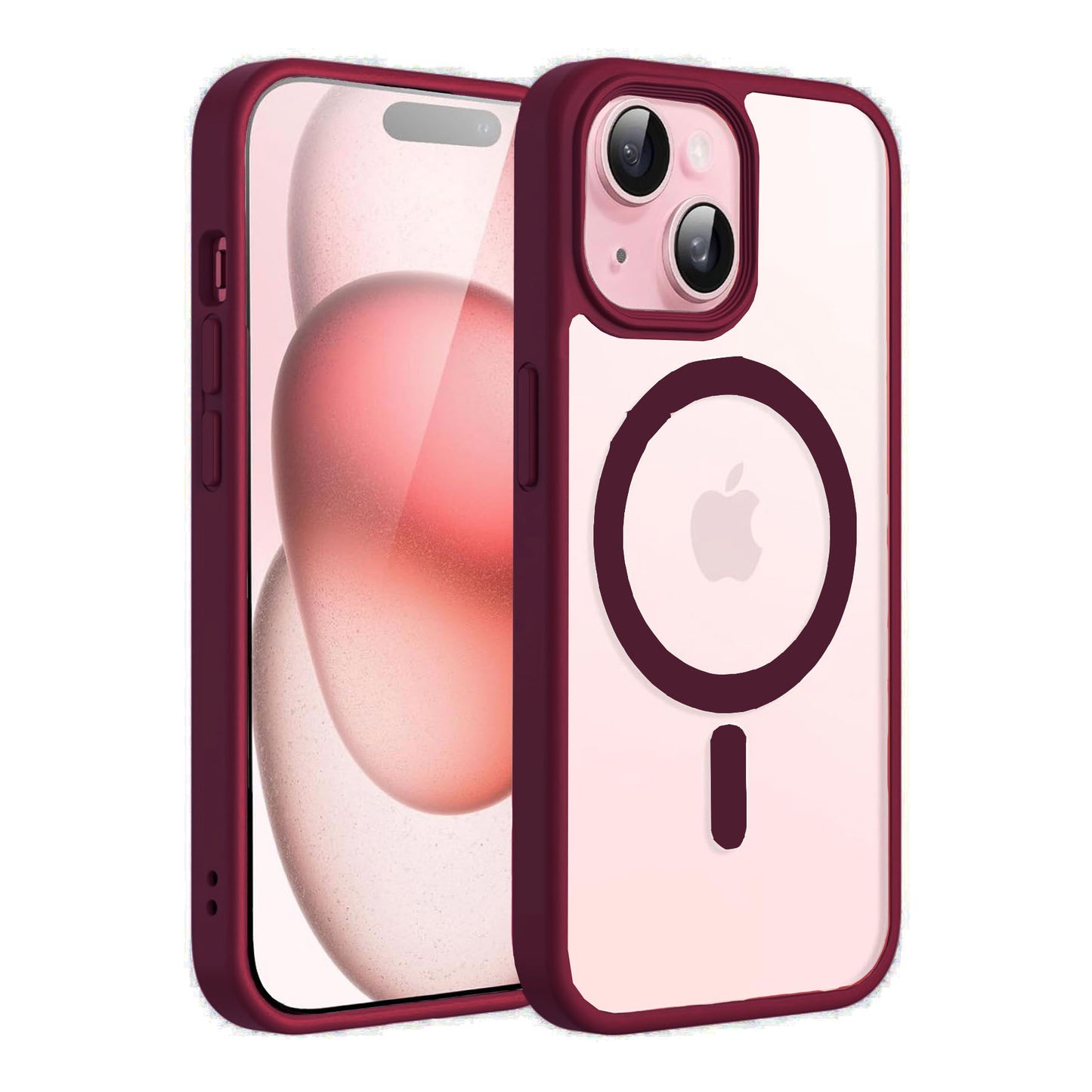 Case Clear Magnetic Shockproof Cover For iPhone 16 15 14 13 12 11 Pro Max Plus Mini