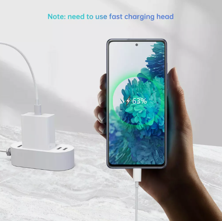 60W Type C to USB-C Cable Fast Charging Cord Charger For MacBook 1.8m