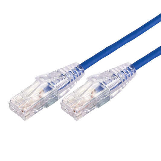 Comsol 3M 10GbE Ultra Thin CAT 6A UTP Snagless Patch Cable Blue