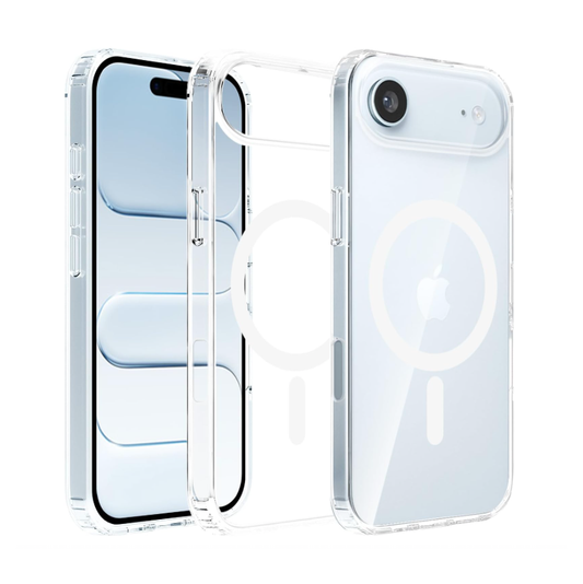 For Apple iPhone 17 Air 6.5-inch Crystal Clear Case Compatible with MagSafe