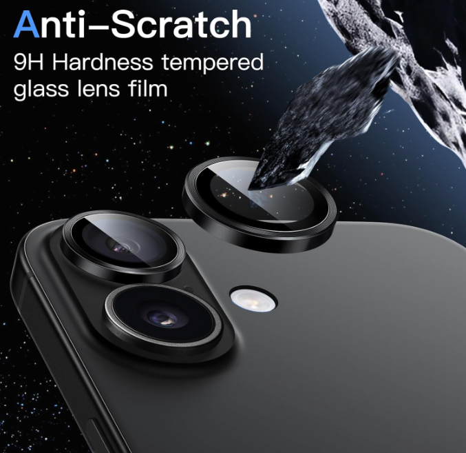 Metal Camera Lens Glass Individual Eagle Protector Cover - For Apple iPhone 17 (2pcs)