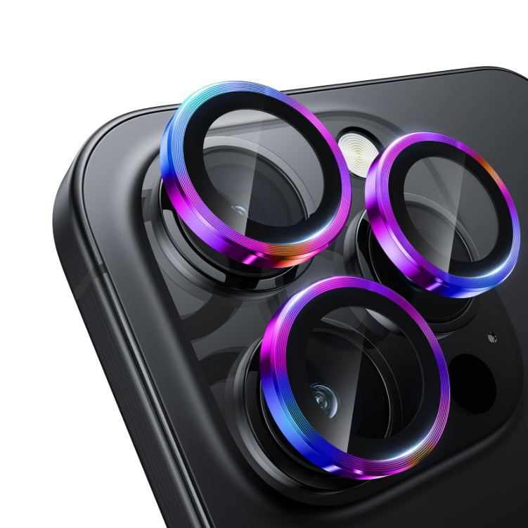 Metal Camera Lens Glass Individual Eagle Protector Cover - For Apple iPhone 17 Pro / 17 Pro Max (3pcs)