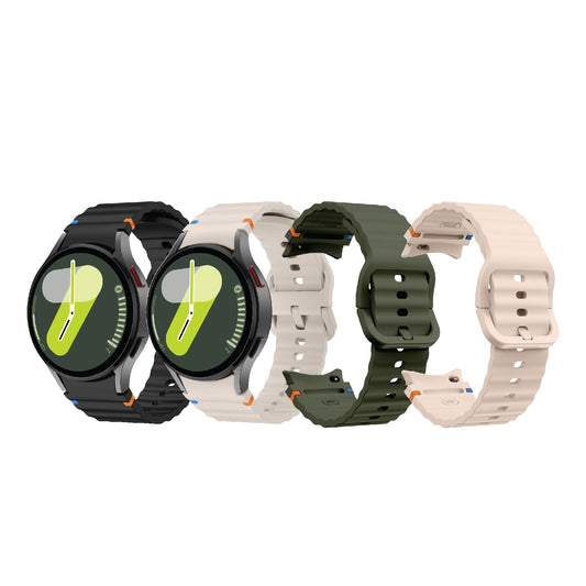 Sport Silicone Watch Band Wave Strap 20mm For Samsung Galaxy Watch