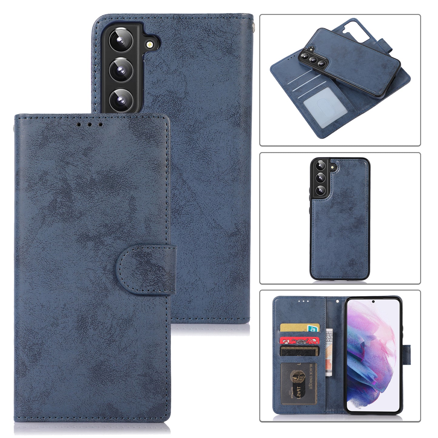 Flip Wallet Leather Magnetic Case For Samsung Galaxy S23 S20 S10 S9 S8 Plus Note 20 10 9 8 Ultra