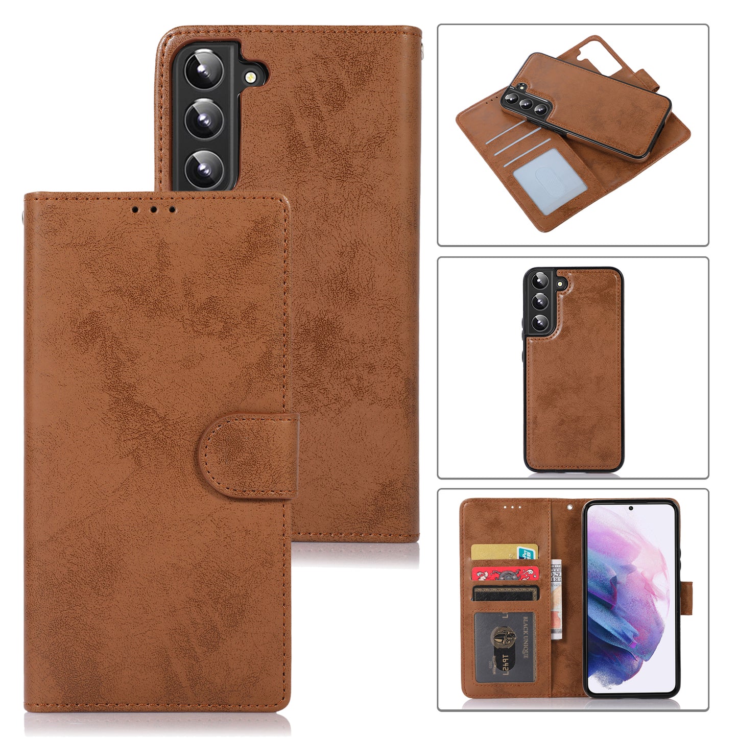 Flip Wallet Leather Magnetic Case For Samsung Galaxy S23 S20 S10 S9 S8 Plus Note 20 10 9 8 Ultra