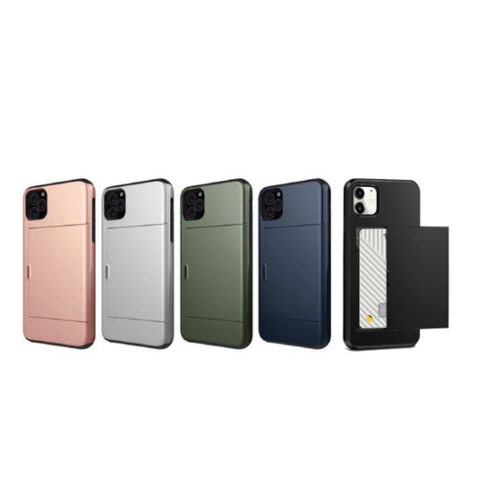For Apple iPhone 16 Pro XS Max 8 7 Plus XR X Hard Case Wallet Card Slot Cover