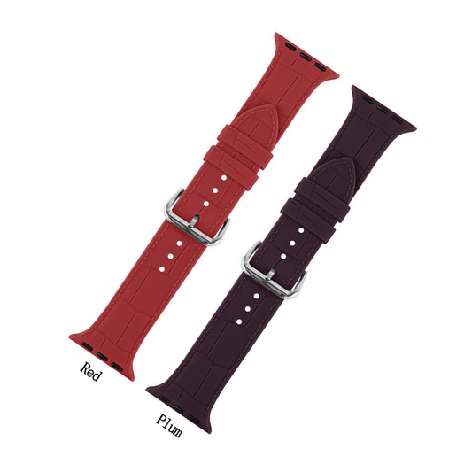 Embossing Silicone Sports Watch Band Strap For Apple iWatch Ultra 10 9 8 7 6 5 4 3 2 1 SE 49 46 45 44 42 41 40 38 mm