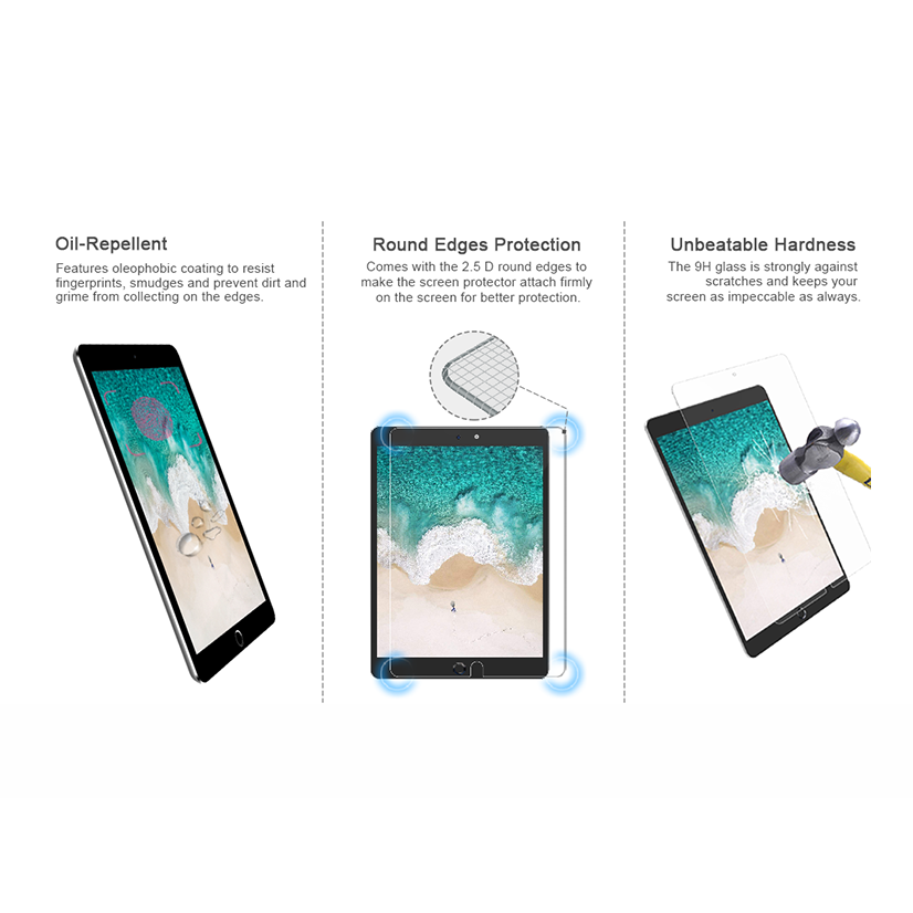 For iPad Tempered Glass Screen Protector