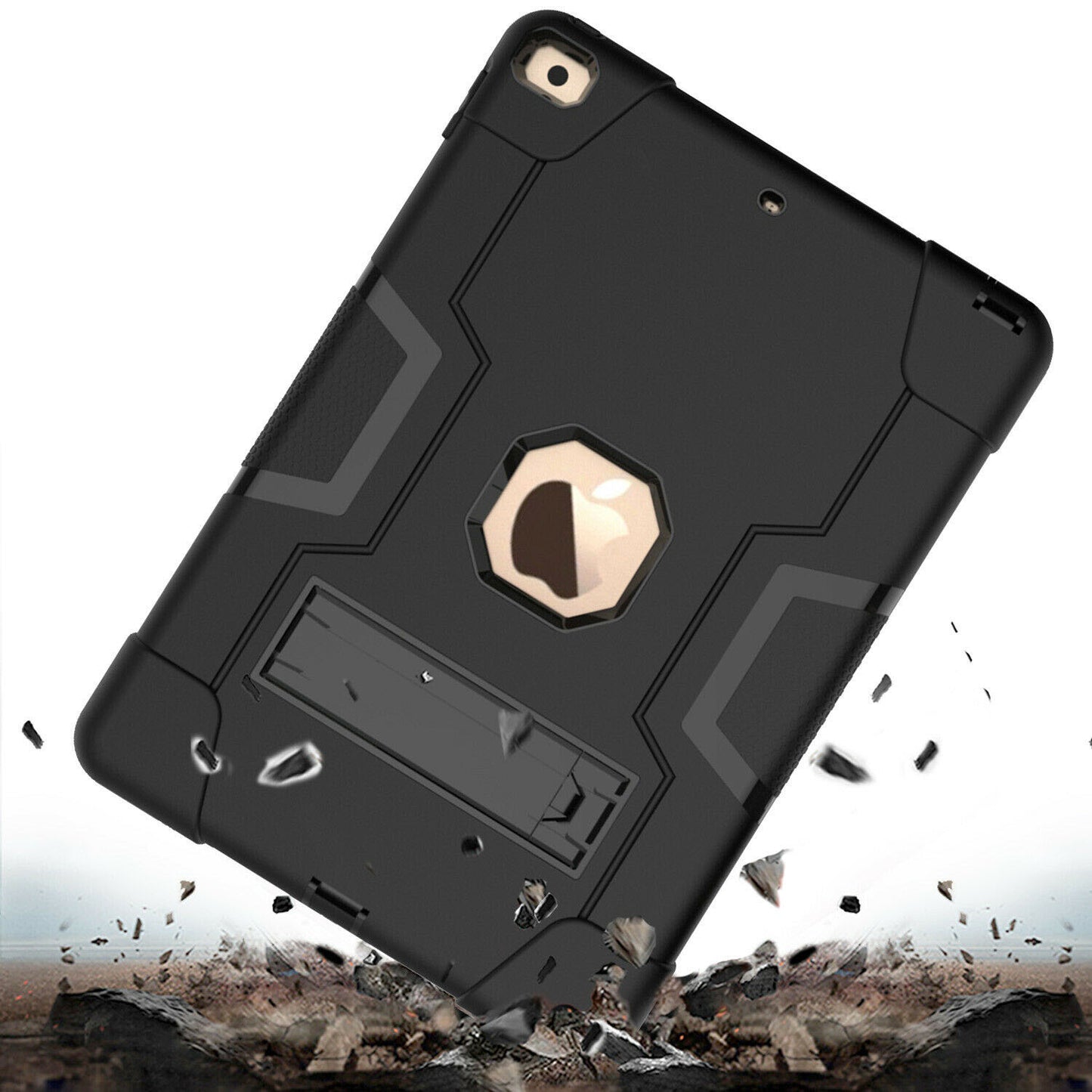For iPad Heavy Duty Shockproof Cover Kids Case