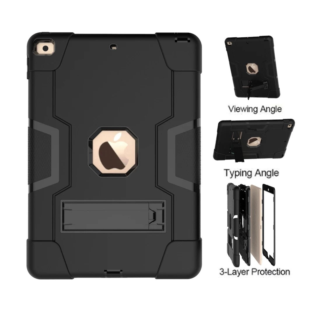 For iPad Heavy Duty Shockproof Cover Kids Case