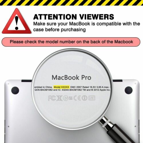 3-IN-1 SET Cover Matte Case For MacBook