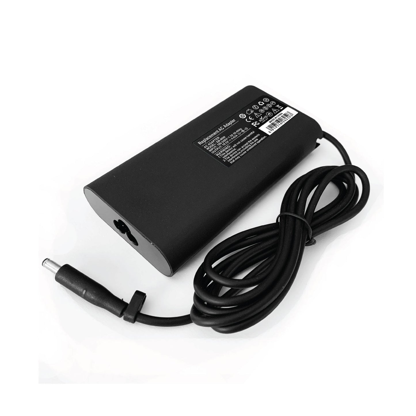 For Dell 90W 19.5V 4.62A 4.5*3.0mm Laptop Charger AC Adapter (Round)