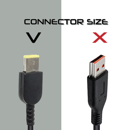 For Lenovo 45W 20V 2.25A Square Tip Laptop Charger AC Adapter