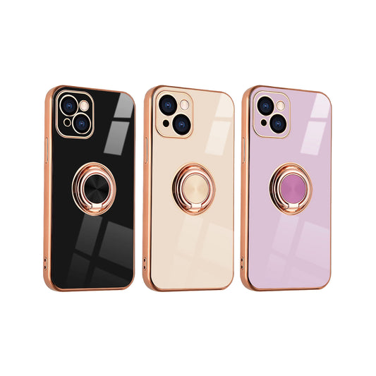 Luxury Shockproof Ring Case Stand Cover For iPhone 13