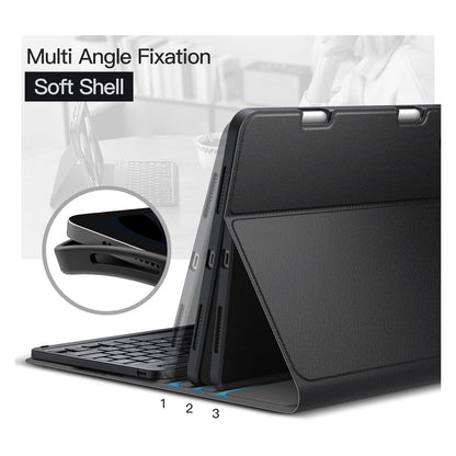 For iPad Pro 11 M4 (2024) / M5 (2025) Bluetooth Keyboard Smart Cover Flip Case