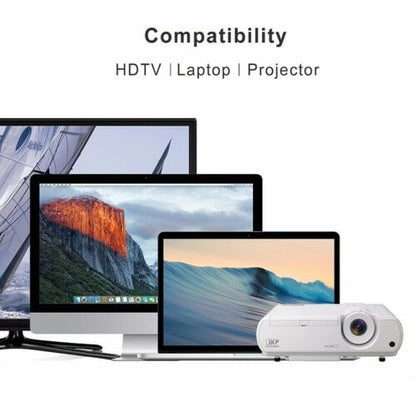 1.8M Mini Display Port DP to HDMI Adapter Cable For MacBook Pro Air Thunderbolt