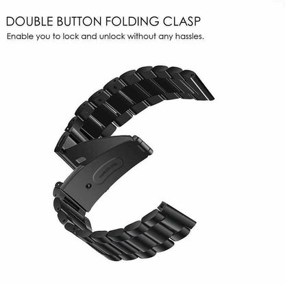 Stainless Steel Metal Watch Band Strap For Samsung Galaxy Watch 4 5 6 7 Garmin Venu Huawei 20mm 22mm