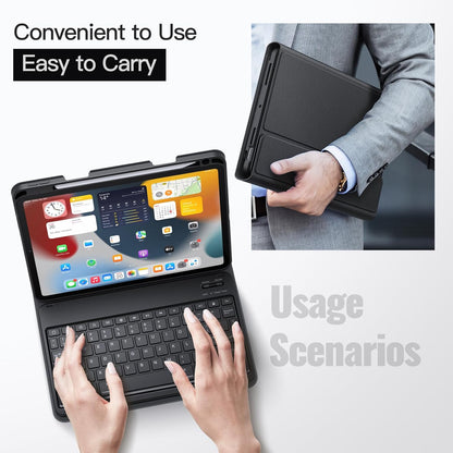 For iPad Pro 11 M4 (2024) / M5 (2025) Bluetooth Keyboard Smart Cover Flip Case