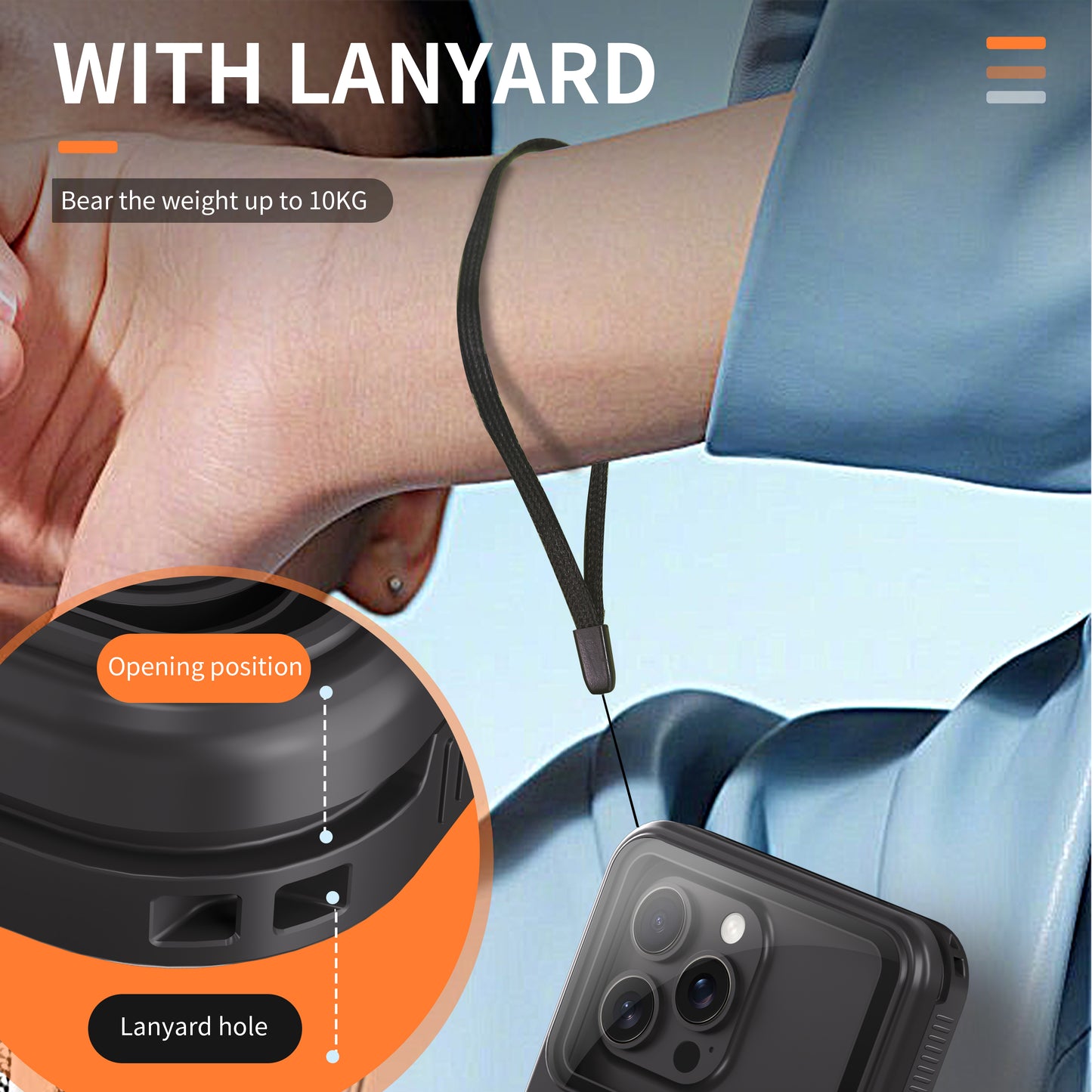 Redpepper Case Underwater Waterproof Phone Case Cover for iPhone 15 14 13 12 Pro Max 16 Plus