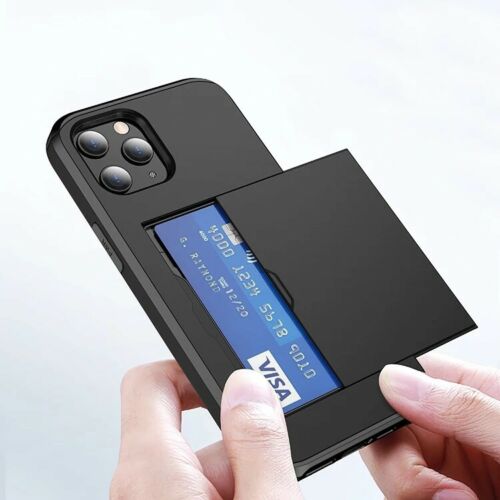 For Apple iPhone 16 Pro XS Max 8 7 Plus XR X Hard Case Wallet Card Slot Cover