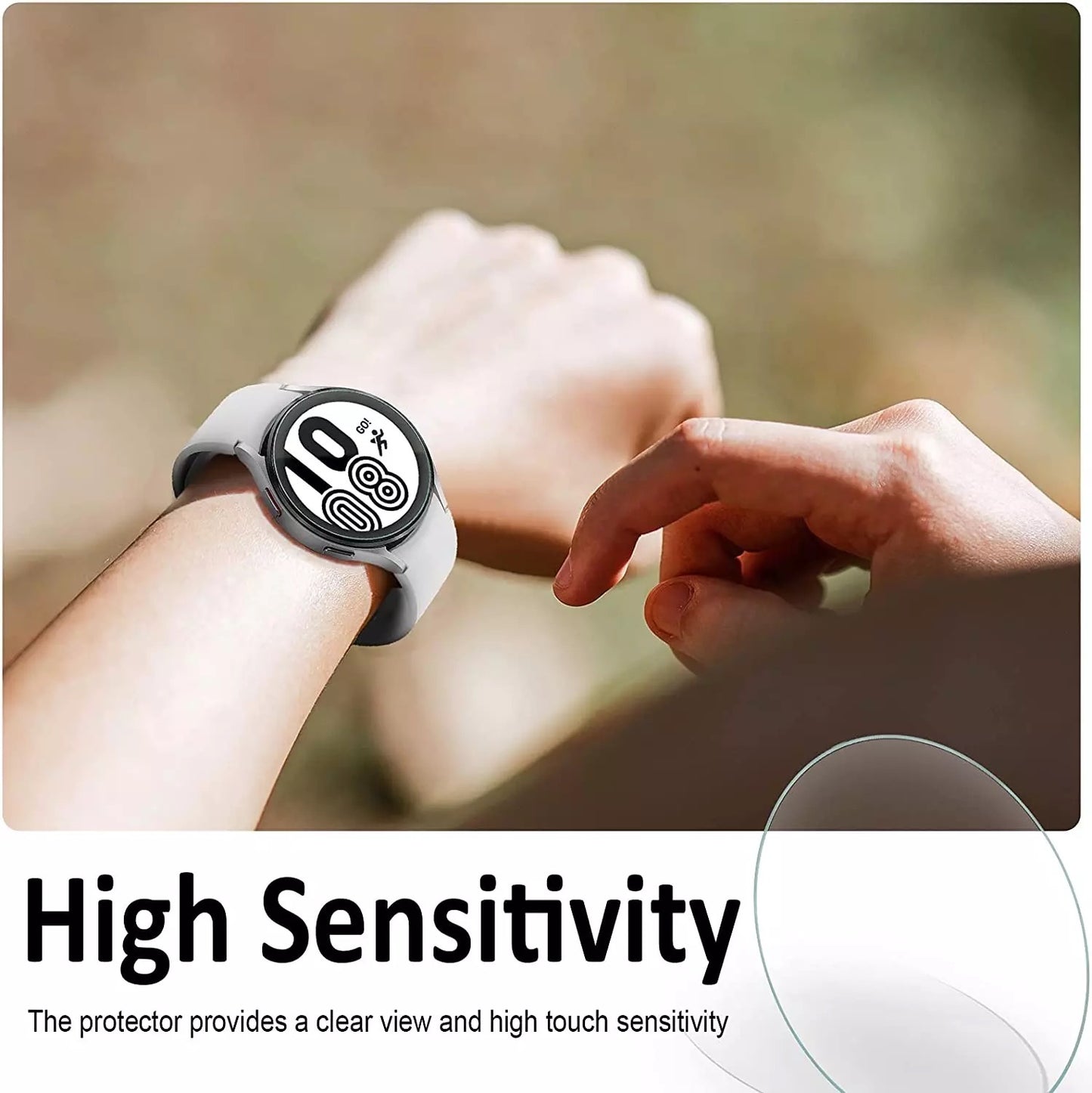 For Samsung Galaxy 4th 5th Watch Tempered Glass Screen Protector