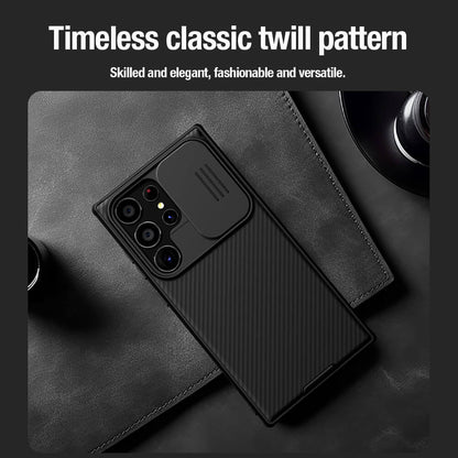 For Samsung Galaxy Nillkin Slide CamShield Len Protective Case S24 S23 S22 S21 S20 Plus Note 20 Ultra
