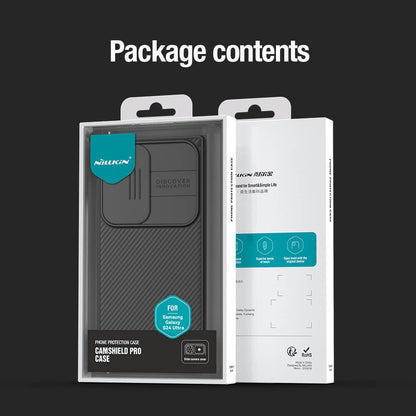 For Samsung Galaxy Nillkin Slide CamShield Len Protective Case S24 S23 S22 S21 S20 Plus Note 20 Ultra