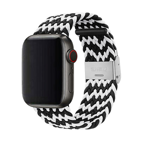 Nylon Elastic Watch Band Strap For Apple iWatch Ultra 10 9 8 7 6 5 4 3 2 1 SE 49 46 45 44 42 41 40 38 mm
