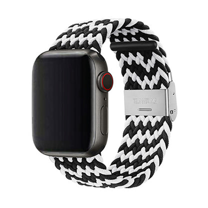 Nylon Elastic Watch Band Strap For Apple iWatch Ultra 10 9 8 7 6 5 4 3 2 1 SE 49 46 45 44 42 41 40 38 mm