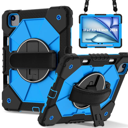 Rugged Stand Hard Case Shockproof Cover Strap For iPad Air 11" 2024 & 2025