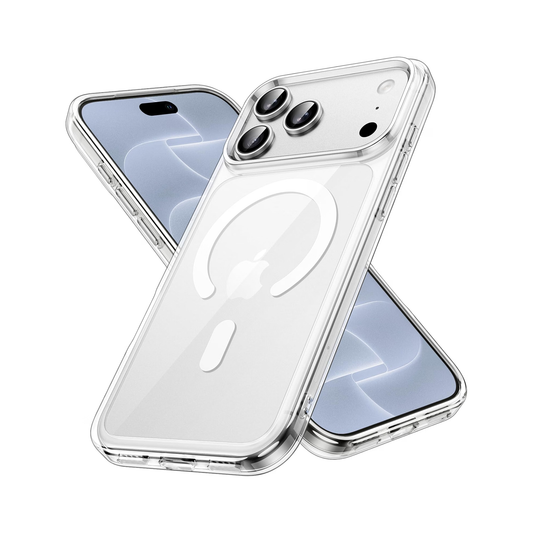 For Apple iPhone 18 Pro Max / 17 Pro Max 6.9-inch Crystal Clear Case Compatible with MagSafe