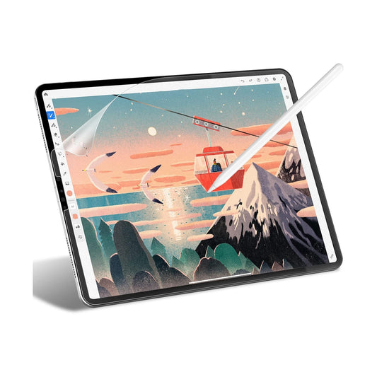Paper Feel Screen Protector for iPad Pro 12.9" (2022/2021/2020/2018) Anti-Glare Matte PET Film for Drawing & Writing