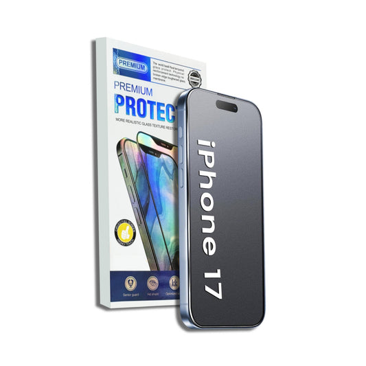 For iPhone 17 (6.3”) Matte Anti-Glare Screen Protector 9H Tempered Glass Film
