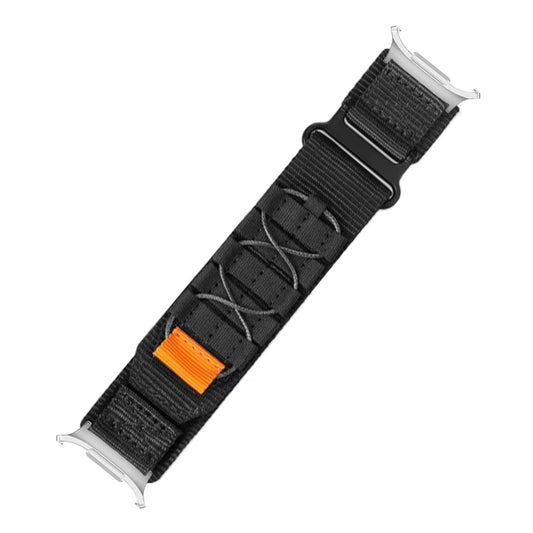 Rugged Military Tactical Nylon Braided Sport Band For Samsung Galaxy Watch Ultra 47mm - Black