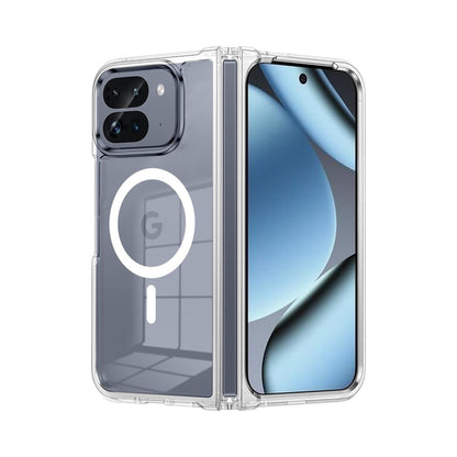 Magnetic Clear Case for Google Pixel 10 Pro Fold MagSafe Compatible Anti-Scratch Transparent Protective Cover