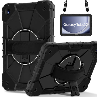 Rugged Stand Hard Case Shockproof Cover Strap For Samsung Tab A9 Plus