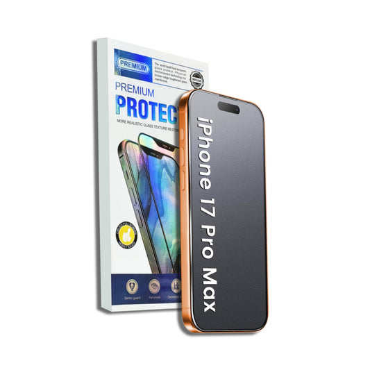 For iPhone 17 Pro Max (6.9”) Matte Anti-Glare Screen Protector 9H Tempered Glass Film