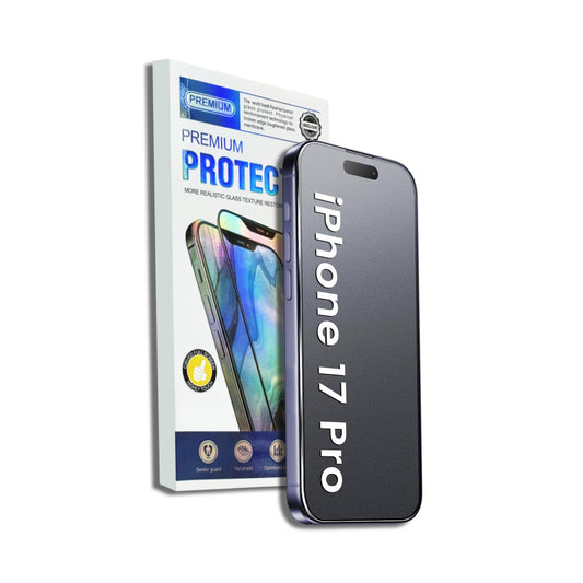 For iPhone 17 Pro (6.3”) Matte Anti-Glare Screen Protector 9H Tempered Glass Film