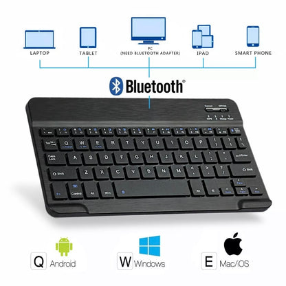 For iPad Bluetooth Keyboard Smart Cover Flip Case