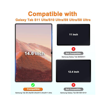 Screen Protector Samsung Galaxy Tab S11 Ultra / S10 Ultra / S9 Ultra / S8 Ultra (14.6") 9H Hardness Tempered Glass