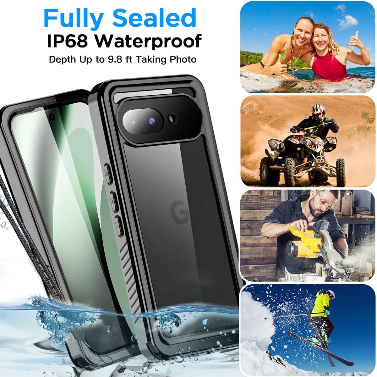 Redpepper Case Life Cover Waterproof Dust Shockproof For Google Pixel 10A
