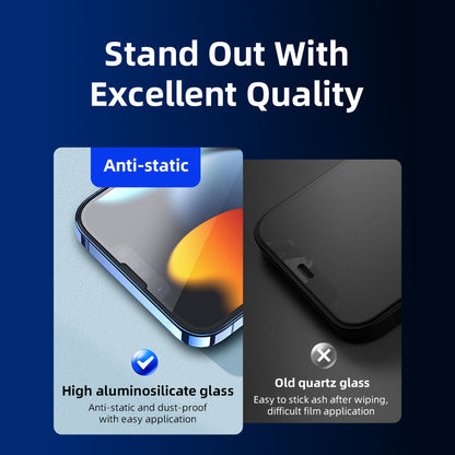 For iPhone Tempered Glass Screen Protector Clear
